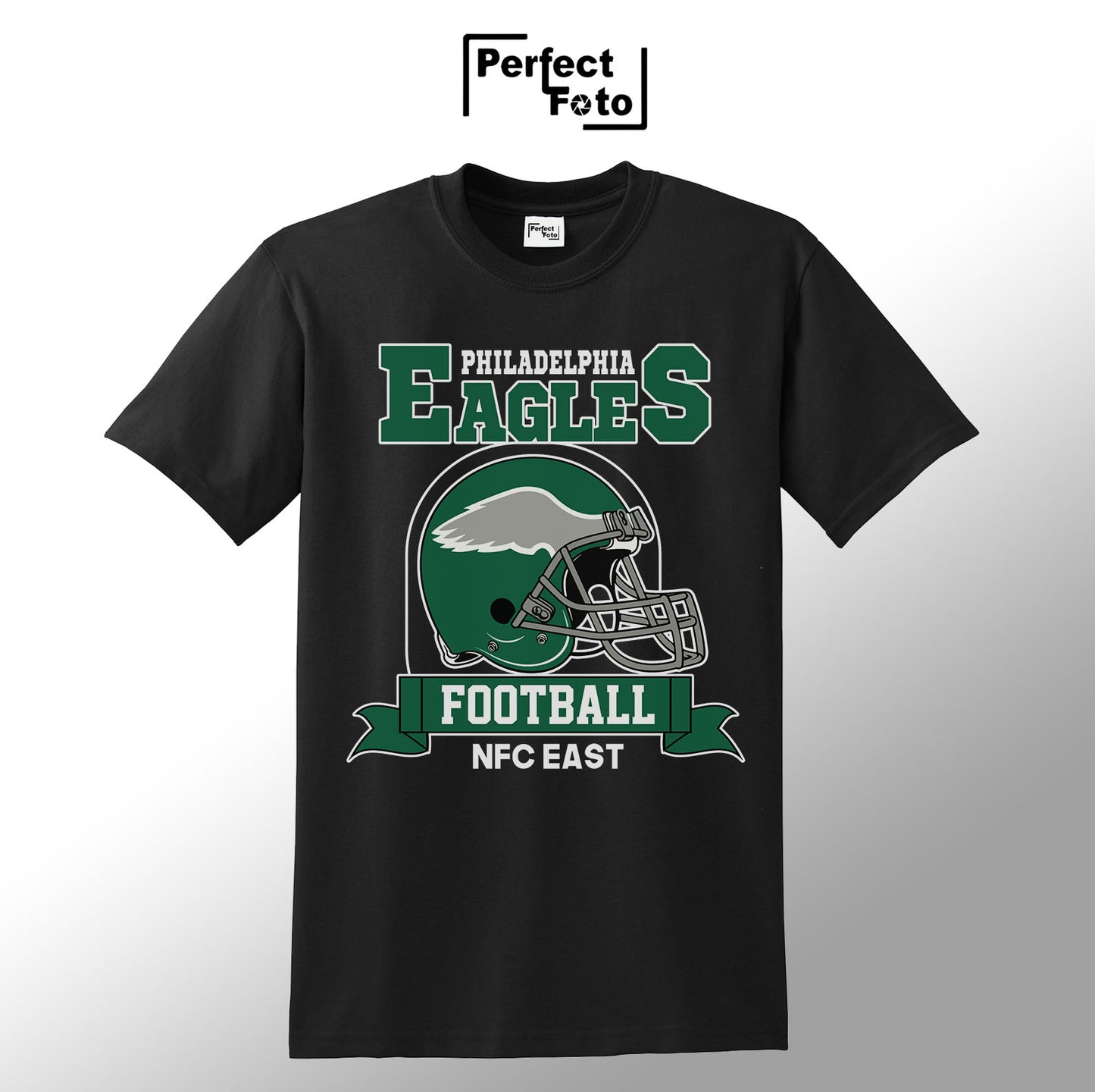 shirt mockup Philadelphia eagles helmet design 5