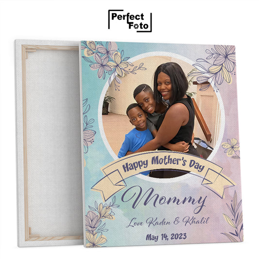 16x20 Customized Memorial Framed Canvas Design 4