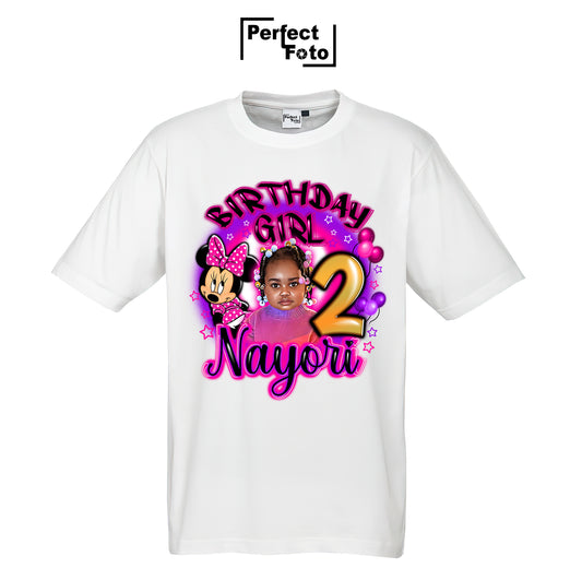 Airbrush Birthday Shirt Template 5