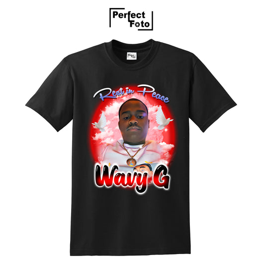 Airbrush Memorial Shirt Template 9