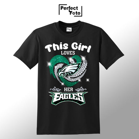 Pre Made Football & Eagles Shirt Design 28