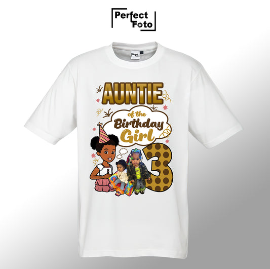shirt mockup Gracies corner Birthday shirt Auntie