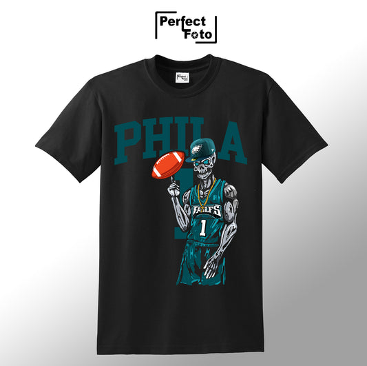 shirt mockup phila football eagles black